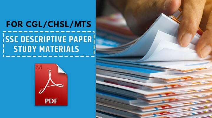 SSC Descriptive Paper Study Materials Download PDF